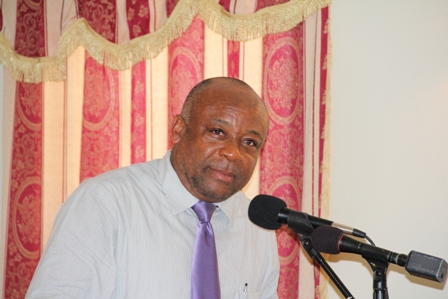 Minister responsible for Social Development and Youth on Nevis Hon. Hensley Daniel